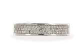 Stylish Design 925 Sterling Silver Affordable Wedding Engagement Bridal Ring studded with CZ